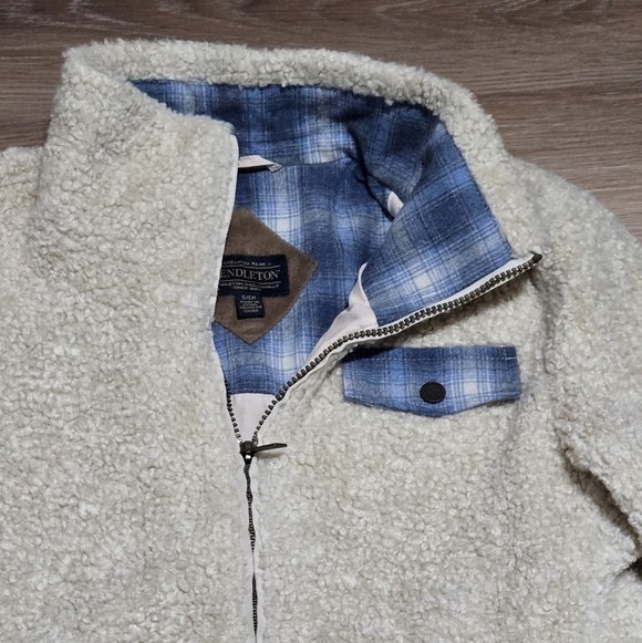 Pendelton Fuzzy Full Zip Jacket Size S - Picture 2 of 8
